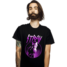 Load image into Gallery viewer, Daily_Deal_Shirts T-Shirts, Unisex / Small / Black Neon Cat