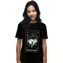 Load image into Gallery viewer, Secret_Shirts T-Shirts, Unisex / Small / Black Heartless Tarot Card