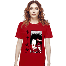 Load image into Gallery viewer, Shirts T-Shirts, Unisex / Small / Red Neo Tokyo