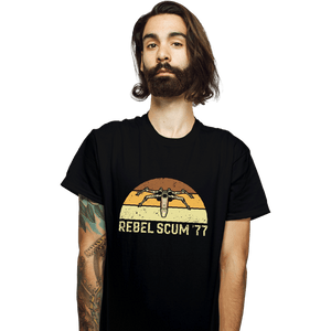Daily_Deal_Shirts T-Shirts, Unisex / Small / Black Rebel Scumm 77