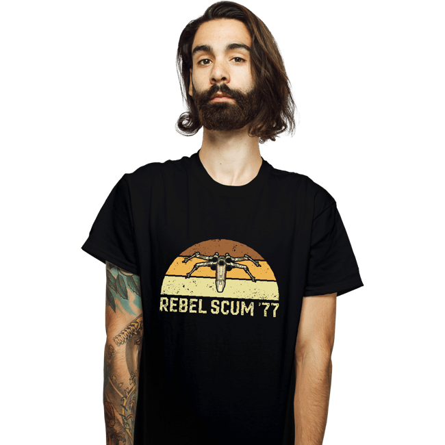 Daily_Deal_Shirts T-Shirts, Unisex / Small / Black Rebel Scumm 77