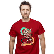 Load image into Gallery viewer, Daily_Deal_Shirts T-Shirts, Unisex / Small / Red Dual Sword Users