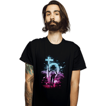 Load image into Gallery viewer, Shirts T-Shirts, Unisex / Small / Black Saturn Storm