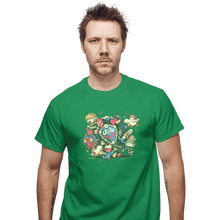 Load image into Gallery viewer, Shirts T-Shirts, Unisex / Small / Irish Green Let's Roll Link