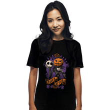 Load image into Gallery viewer, Daily_Deal_Shirts T-Shirts, Unisex / Small / Black To Scare Or Not To Scare
