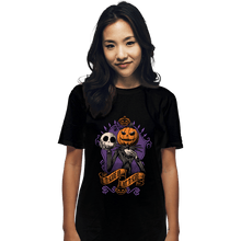 Load image into Gallery viewer, Daily_Deal_Shirts T-Shirts, Unisex / Small / Black To Scare Or Not To Scare