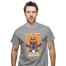 Load image into Gallery viewer, Secret_Shirts T-Shirts, Unisex / Small / Sports Grey Black Mage Tarot Card