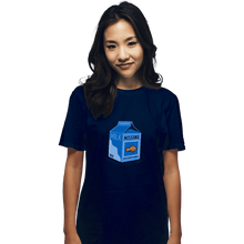 Load image into Gallery viewer, Shirts T-Shirts, Unisex / Small / Navy Missing Fish