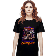Load image into Gallery viewer, Daily_Deal_Shirts T-Shirts, Unisex / Small / Black Fighting Game Over