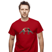 Load image into Gallery viewer, Shirts T-Shirts, Unisex / Small / Red 80s Fusion