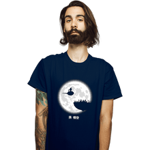 Load image into Gallery viewer, Shirts T-Shirts, Unisex / Small / Navy Don't Look At The Full Moon