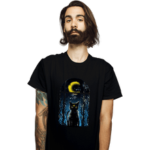 Load image into Gallery viewer, Shirts T-Shirts, Unisex / Small / Black Moon Visitor