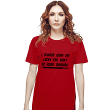 Load image into Gallery viewer, Daily_Deal_Shirts T-Shirts, Unisex / Small / Red Lucky Red Shirt