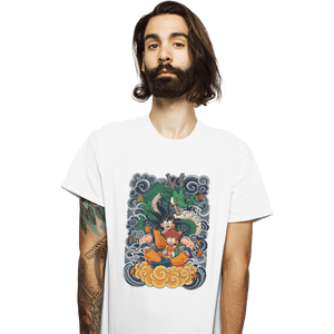 Shirts T-Shirts, Unisex / Small / White Goku and Gohan