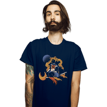 Load image into Gallery viewer, Daily_Deal_Shirts T-Shirts, Unisex / Small / Navy Cosmic Sailor