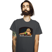 Load image into Gallery viewer, Daily_Deal_Shirts T-Shirts, Unisex / Small / Charcoal Piggy The Hutt