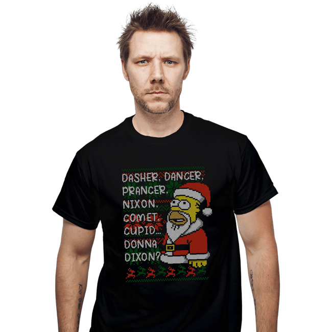Daily_Deal_Shirts T-Shirts, Unisex / Small / Black I'll Be Homer For Christmas