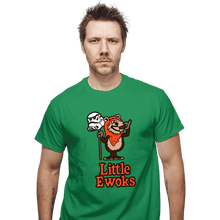Load image into Gallery viewer, Daily_Deal_Shirts T-Shirts, Unisex / Small / Irish Green Little Ewoks