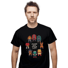 Load image into Gallery viewer, Shirts T-Shirts, Unisex / Small / Black Choose Your Anime Outfit