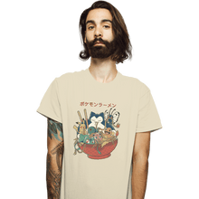 Load image into Gallery viewer, Shirts T-Shirts, Unisex / Small / Natural Poke bowl