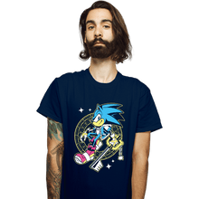 Load image into Gallery viewer, Daily_Deal_Shirts T-Shirts, Unisex / Small / Navy Sonic Kingdom Hearts
