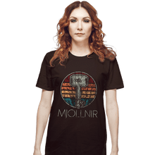 Load image into Gallery viewer, Shirts T-Shirts, Unisex / Small / Dark Chocolate Retro Mjollnir