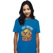 Load image into Gallery viewer, Shirts T-Shirts, Unisex / Small / Sapphire Adopt A Chocobo