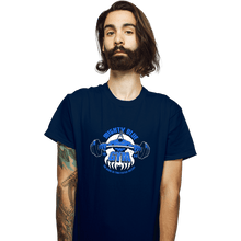 Load image into Gallery viewer, Shirts T-Shirts, Unisex / Small / Navy Mighty Blue Gym