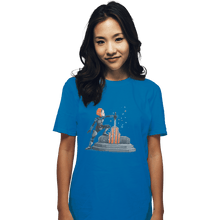 Load image into Gallery viewer, Shirts T-Shirts, Unisex / Small / Sapphire Darksaber In The Stone