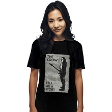 Load image into Gallery viewer, Shirts T-Shirts, Unisex / Small / Black Crows Don't Cry