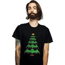 Load image into Gallery viewer, Daily_Deal_Shirts T-Shirts, Unisex / Small / Black Holy Christmas Tree, Batman!