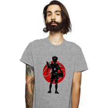 Load image into Gallery viewer, Shirts T-Shirts, Unisex / Small / Sports Grey Crimson Yū Nishinoya
