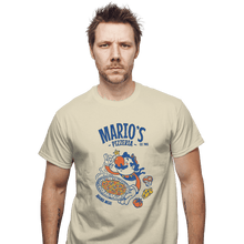 Load image into Gallery viewer, Daily_Deal_Shirts T-Shirts, Unisex / Small / Natural Mario's Pizzeria