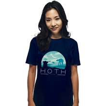 Load image into Gallery viewer, Shirts T-Shirts, Unisex / Small / Navy Hoth Icy Planet