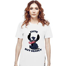 Load image into Gallery viewer, Daily_Deal_Shirts T-Shirts, Unisex / Small / White Cute But Deadly