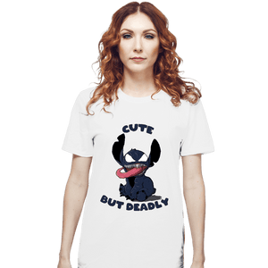Daily_Deal_Shirts T-Shirts, Unisex / Small / White Cute But Deadly