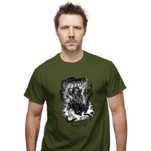 Load image into Gallery viewer, Shirts T-Shirts, Unisex / Small / Military Green The Hunter And The Demon