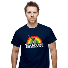 Load image into Gallery viewer, Daily_Deal_Shirts T-Shirts, Unisex / Small / Navy Rainbow Connection