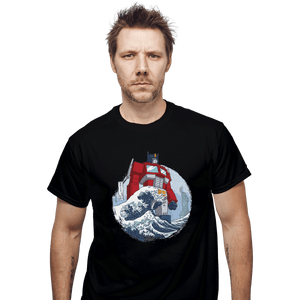 Shirts T-Shirts, Unisex / Small / Black Wave Optimus