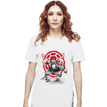 Load image into Gallery viewer, Daily_Deal_Shirts T-Shirts, Unisex / Small / White Raphael Sumi-e