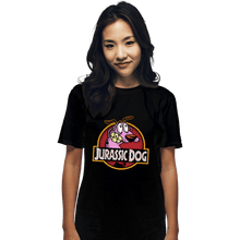 Load image into Gallery viewer, Daily_Deal_Shirts T-Shirts, Unisex / Small / Black Jurassic Dog
