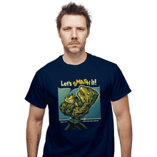 Load image into Gallery viewer, Shirts T-Shirts, Unisex / Small / Navy Rash Can Smash