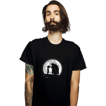 Load image into Gallery viewer, Shirts T-Shirts, Unisex / Small / Black Moonlight Straw Hat