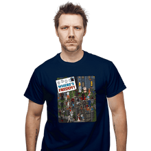 Load image into Gallery viewer, Daily_Deal_Shirts T-Shirts, Unisex / Small / Navy Where's Freddy