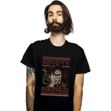 Load image into Gallery viewer, Daily_Deal_Shirts T-Shirts, Unisex / Small / Black Groovy Christmas