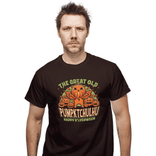 Load image into Gallery viewer, Secret_Shirts T-Shirts, Unisex / Small / Dark Chocolate Pumpkin Cthulhu
