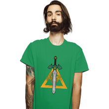 Load image into Gallery viewer, Daily_Deal_Shirts T-Shirts, Unisex / Small / Irish Green The Sword