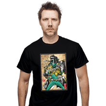 Load image into Gallery viewer, Daily_Deal_Shirts T-Shirts, Unisex / Small / Black Green Ranger Woodblock