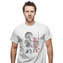Load image into Gallery viewer, Shirts T-Shirts, Unisex / Small / White Majora's Sumi-e