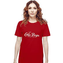 Load image into Gallery viewer, Shirts T-Shirts, Unisex / Small / Red I Like Cats, Dogs, And Maybe 3 People